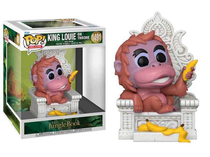 Funko POP! Deluxe: The Jungle Book - King Louie on Throne - Vinyl Figure #1491