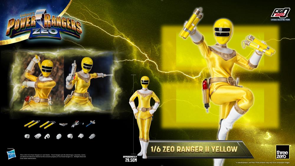 PRESALE | Power Rangers - Zeo Ranger II Yellow - FigZero - 1/6 Scale Action Figure (ThreeZero)