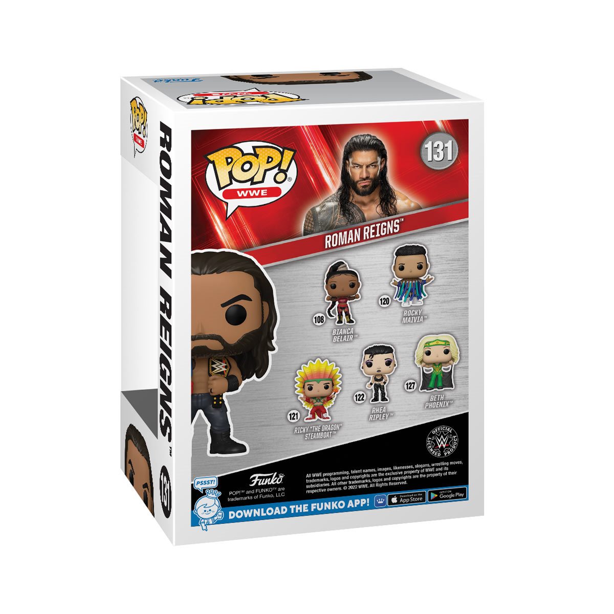 PRESALE | Funko POP! WWE: Roman Reigns with Belts #131 Vinyl Figures