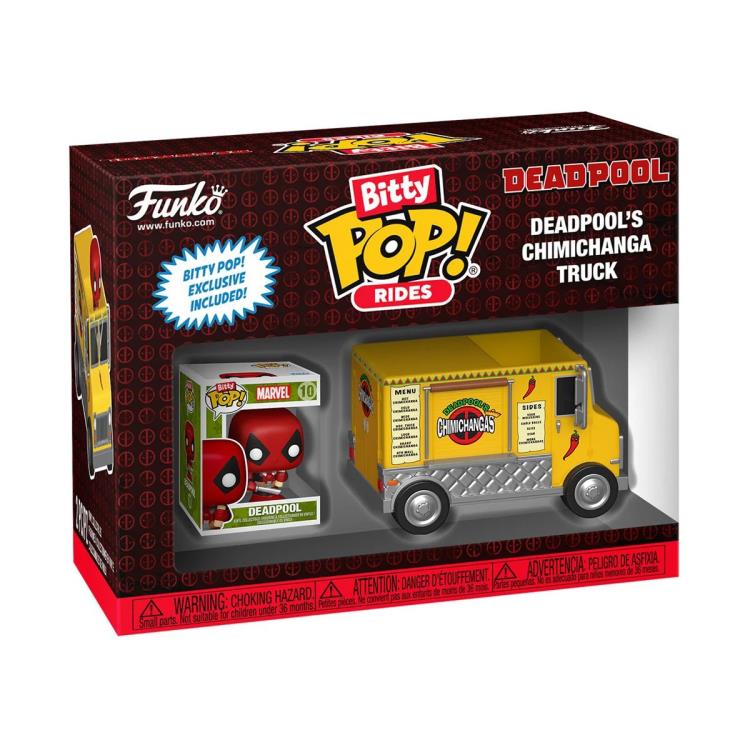 Funko Pop! Rides: Marvel - Bitty Pop! Deadpool and Chimichanga Truck