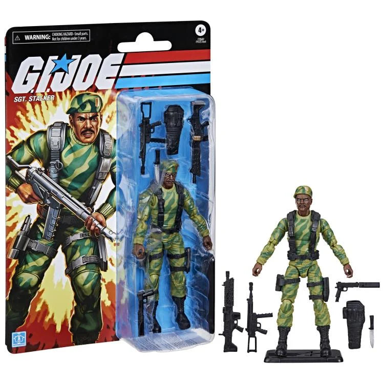 PRESALE | G.I. Joe Classified Series Retro Cardback Sgt. Stalker 6-Inch Action Figure (Hasbro)