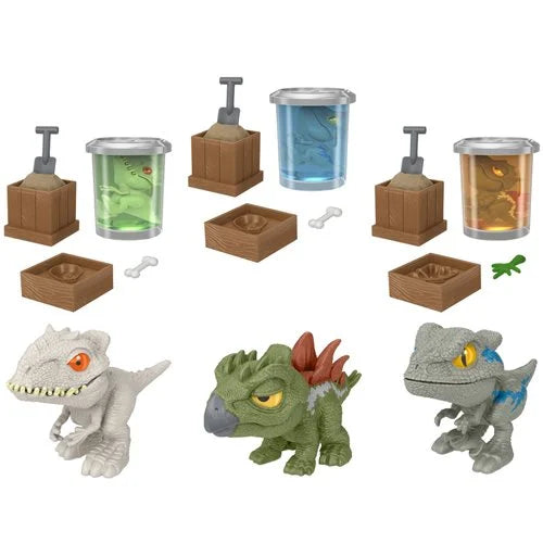 Jurassic World: Crushivores Mini-Figures Case of 3 [Mattel]