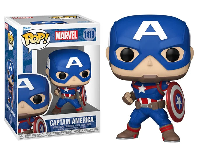 PRESALE | Funko POP! Marvel New Classics Captain America Vinyl Figure #1419