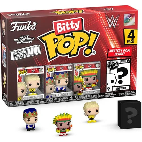 PRESALE | Funko Bitty POP! - WWE - Dusty Rhodes - Four Pack Vinyl Figures