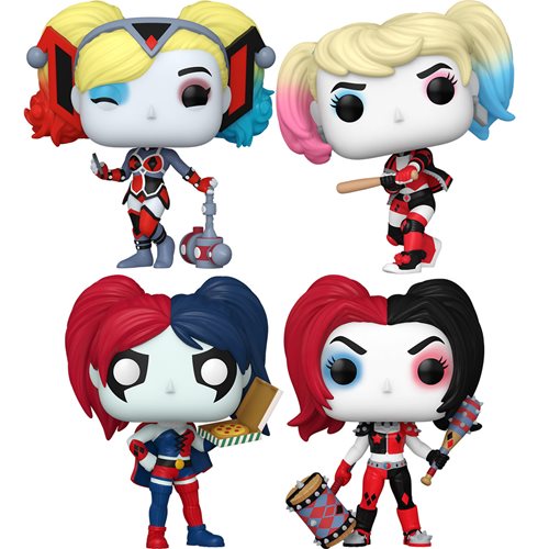 PRESALE | Funko POP! Heroes: Harley Quinn Takeover - 4 PIECE SET - Vinyl Figures