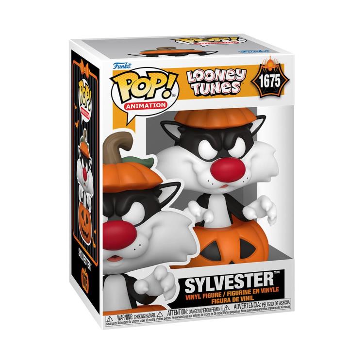 PRESALE | Funko POP! Looney Tunes Halloween Sylvester (Pumpkin) Vinyl Figure #1675