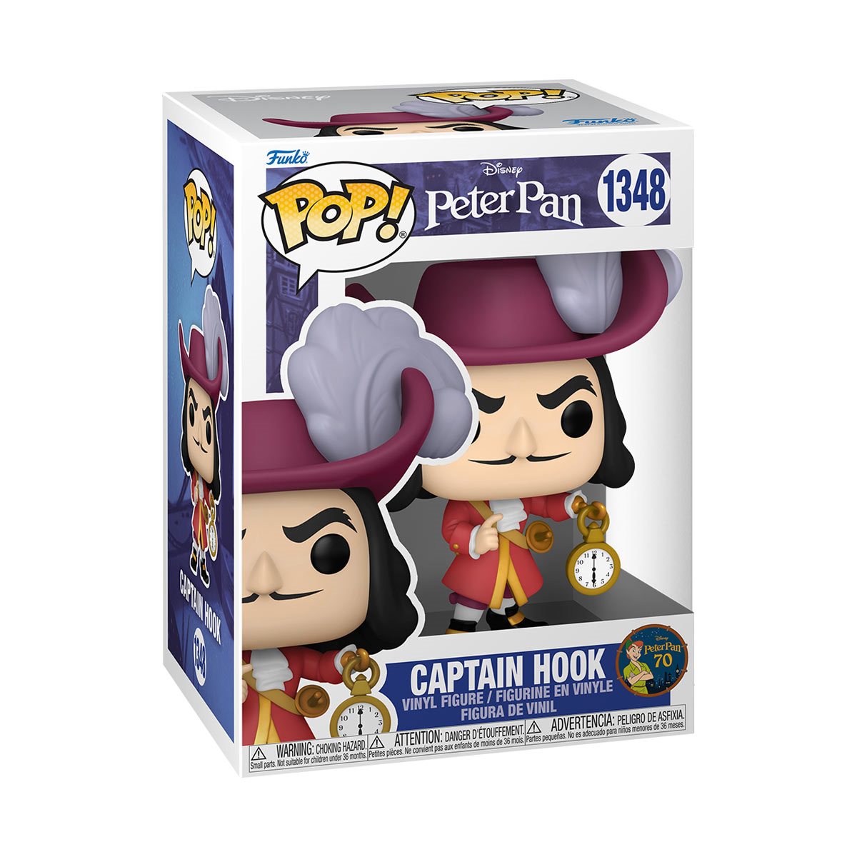 PRESALE | Funko POP! Disney: Peter Pan 70th Anniversary - Captain Hook #1348 Vinyl Figures