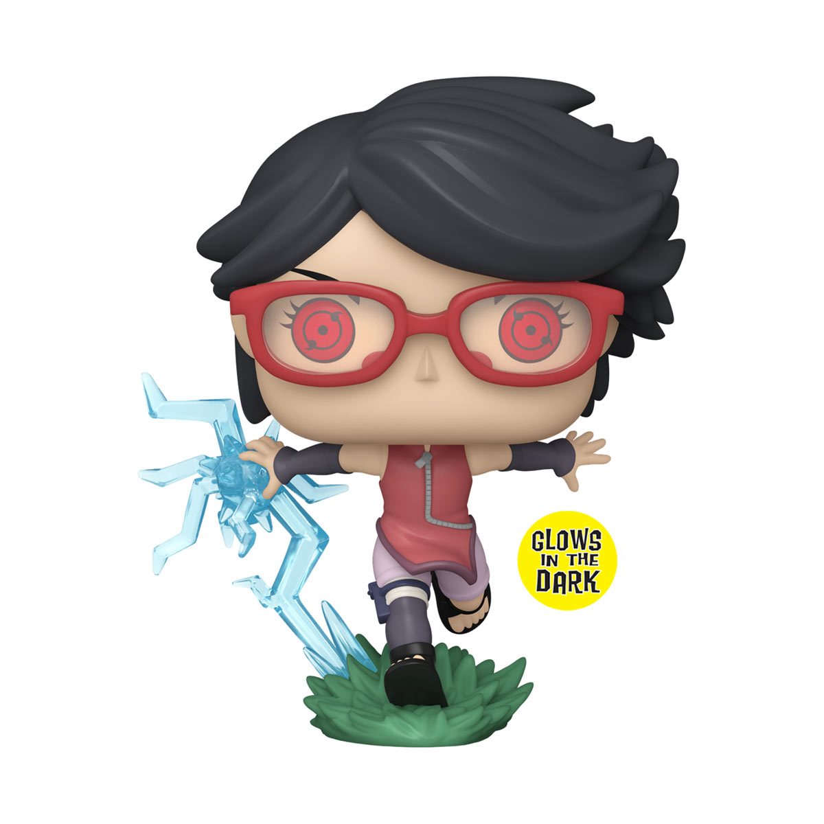 PRESALE | Funko POP! Animation: Boruto: Naruto Next Generations - Sarada with Sharingan - Glow-in-the-Dark  #1358-  - Entertainment Earth Exclusive Vinyl Figures