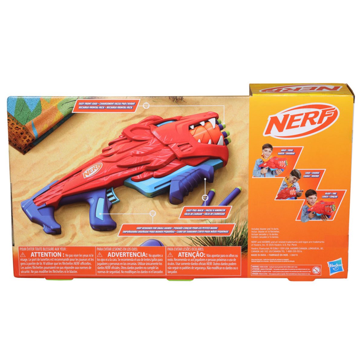 PRESALE | Nerf Wild Lionfury Easy Play Dart Blaster (Hasbro)