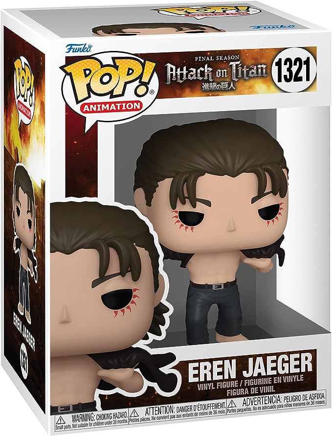 PRESALE | Funko POP! Animation: Attack on Titan: Final Season - Eren Jeager #1321 Vinyl Figures