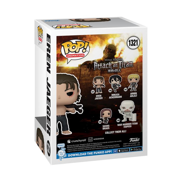 PRESALE | Funko POP! Animation: Attack on Titan: Final Season - Eren Jeager #1321 Vinyl Figures