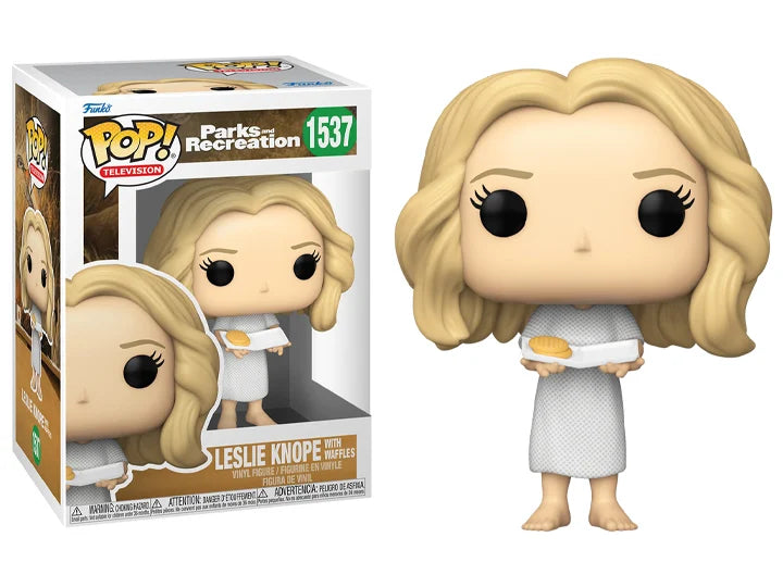 PRESALE | Parks and Recreation - Leslie Knope with Waffles (1537) - POP! Vinyl (Funko)