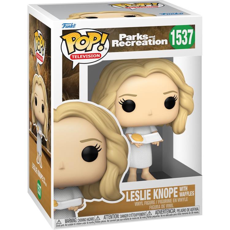 PRESALE | Parks and Recreation - Leslie Knope with Waffles (1537) - POP! Vinyl (Funko)