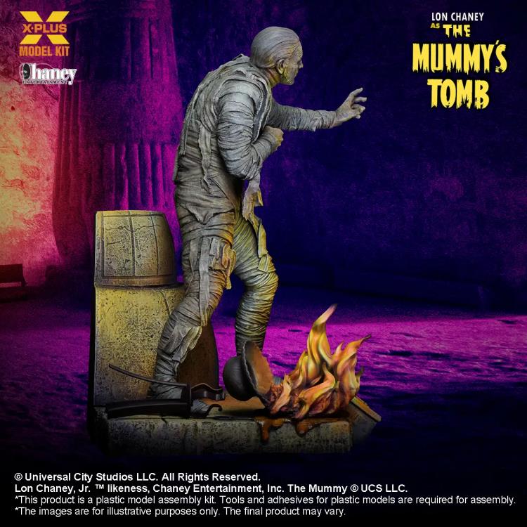 The Mummy's Tomb: Lon Chaney as The Mummy 1:8 Scale Model Kit [X-Plus]