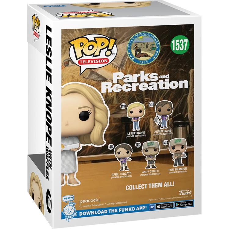 PRESALE | Parks and Recreation - Leslie Knope with Waffles (1537) - POP! Vinyl (Funko)