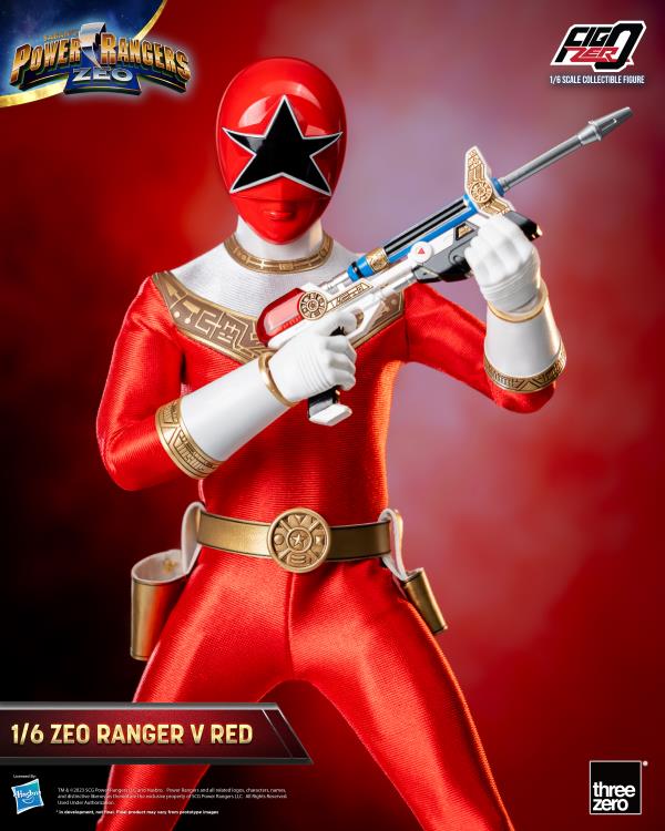 PRESALE | Power Rangers - Zeo Ranger V Red - FigZero - 1/6 Scale Action Figure (ThreeZero)