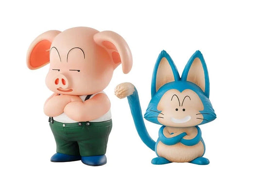 Dragon Ball: Oolong and Pu'Ar Son Goku Training Section Ichibansho Masterlise Statue [Ichibansho]
