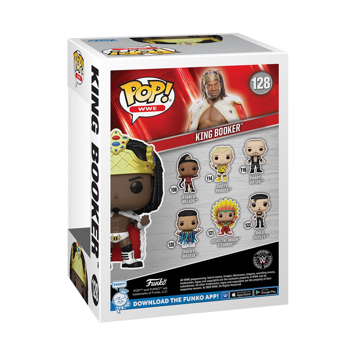 PRESALE | Funko POP! WWE: King Booker T #128 Vinyl Figures