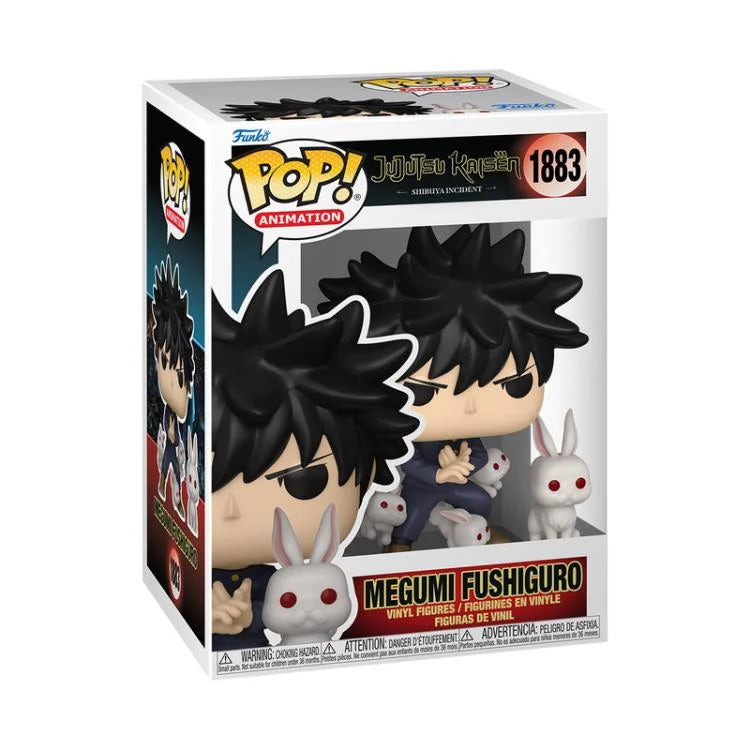 Funko POP! Jujutsu Kaisen Megumi Fushiguro with Rabbits Funko Pop! Vinyl Figure and Buddy #1883