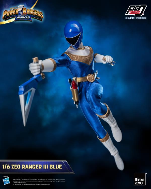 PRESALE | Power Rangers - Zeo Ranger III Blue - FigZero - 1/6 Scale Action Figure (ThreeZero)