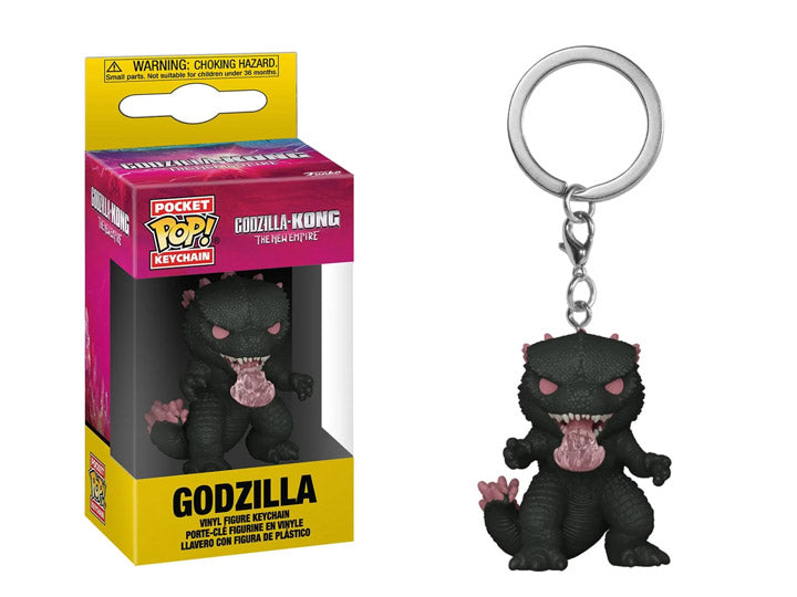 PRESALE | Funko POP! Keychain: Godzilla x Kong: The New Empire - Godzilla with Heat-Ray Vinyl Figures