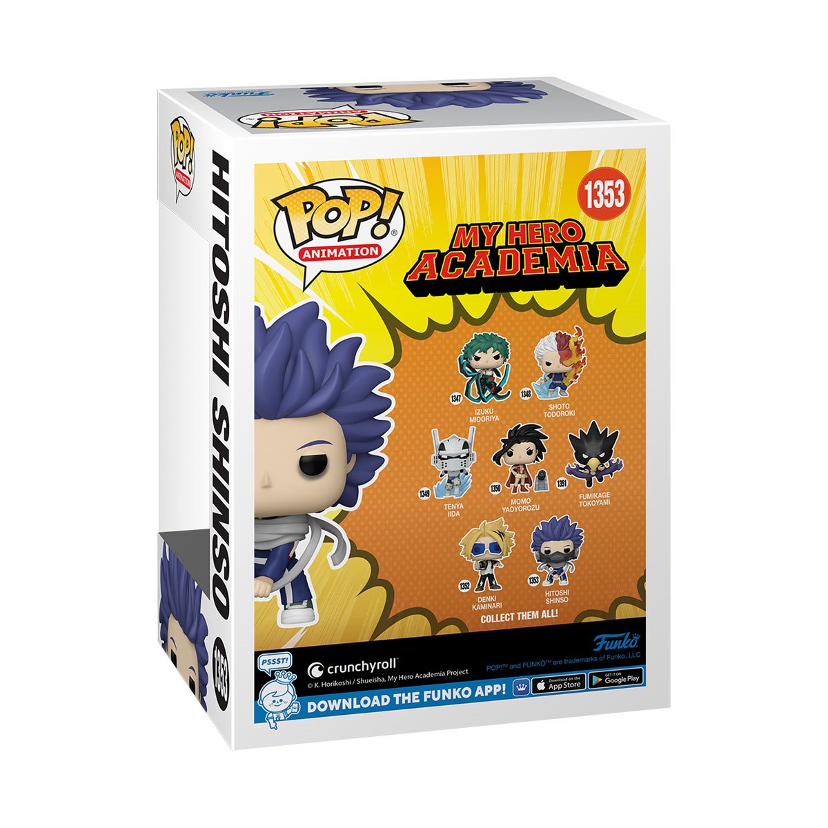 PRESALE | Funko POP! Animation: My Hero Academia - Hitoshi Shinso (Chase) #1353 Vinyl Figures