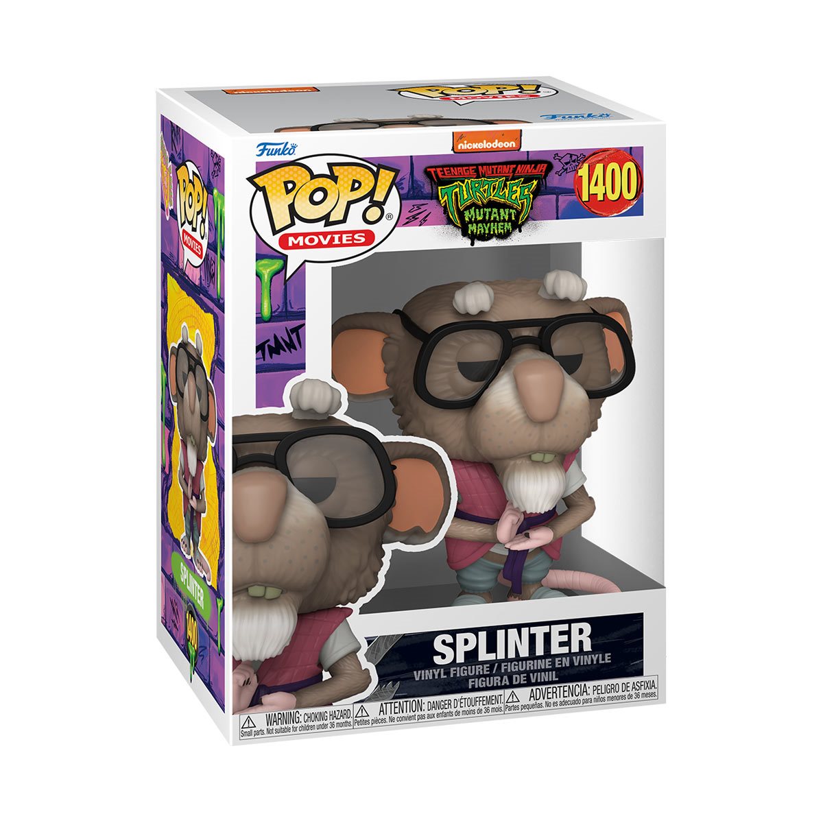 PRESALE | Funko POP! Movies: Teenage Mutant Ninja Turtles: Mutant Mayhem - Splinter #1400 Vinyl Figures