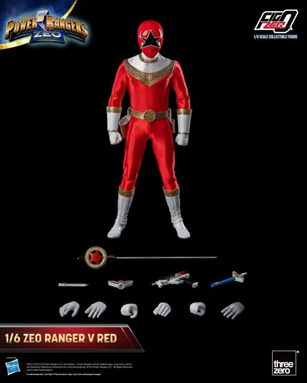 PRESALE | Power Rangers - Zeo Ranger V Red - FigZero - 1/6 Scale Action Figure (ThreeZero)