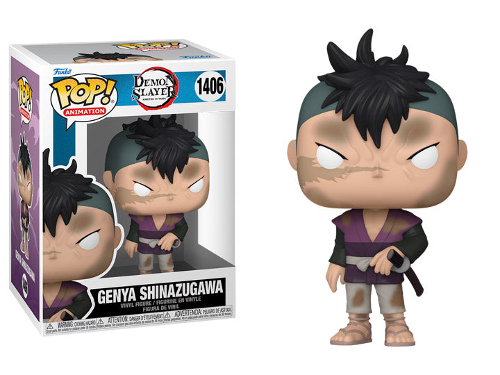 PRESALE | Funko POP! Animation: Demon Slayer: Kimetsu no Yaiba -  Genya Shinazugawa #1406 - Vinyl Figures