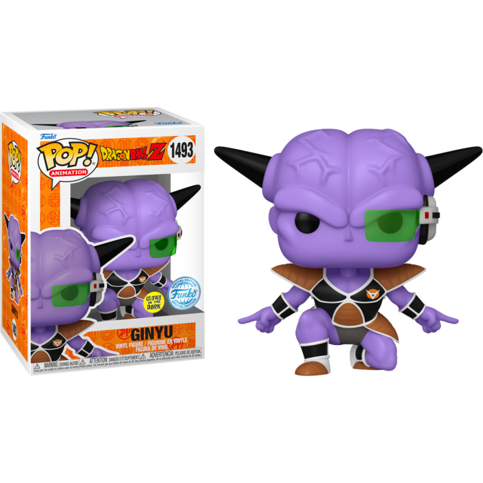 PRESALE | Funko POP! Animation: Dragon Ball Z - Ginyu Glow-in-the-Dark #1493 - Entertainment Earth Exclusive Vinyl Figures