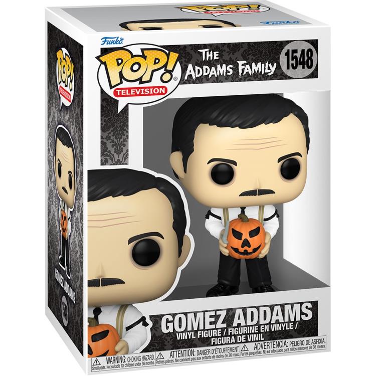 PRESALE | Funko POP! TV: The Addams Family - Gomez Addams with Pumpkin Vinyl Figure #1548