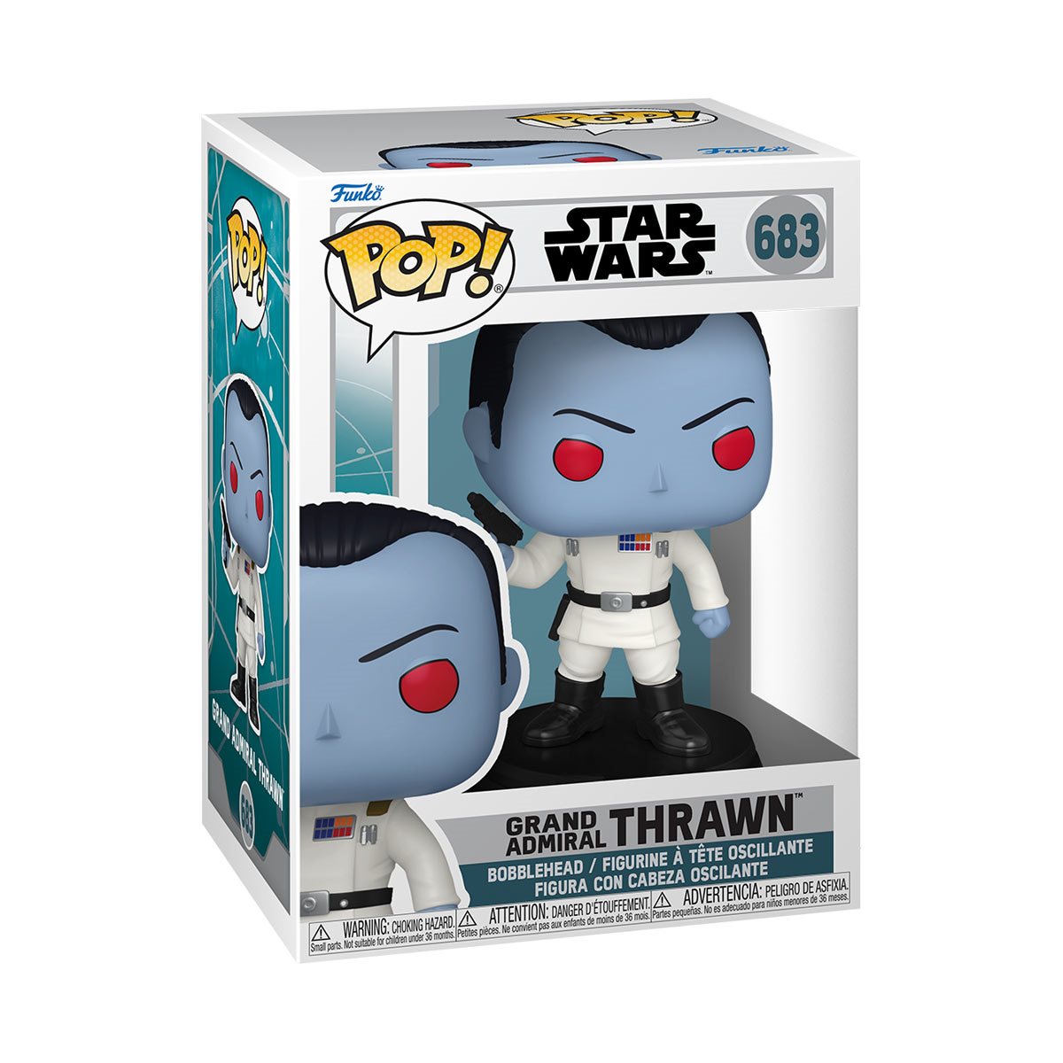 PRESALE | Funko POP! Star Wars: Ahsoka - Grand Admiral Thrawn #683 Vinyl Figures