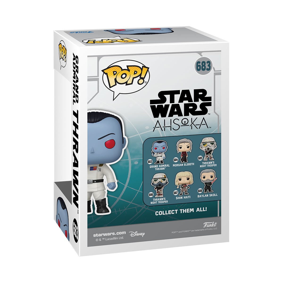 PRESALE | Funko POP! Star Wars: Ahsoka - Grand Admiral Thrawn #683 Vinyl Figures