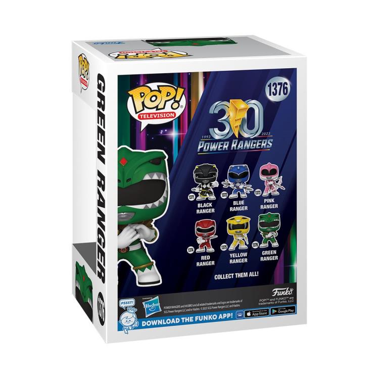 PRESALE | Funko POP! TV: Mighty Morphin Power Rangers 30th Anniversary - Green Ranger #1376 Vinyl Figures