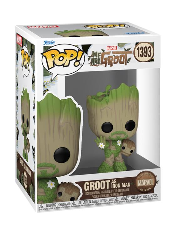 Funko POP! Marvel: We Are Groot as Iron Man Vinyl Figure #1393