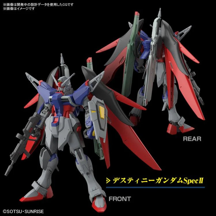 PRESALE | Mobile Suit Gundam Seed Freedom Destiny Gundam Spec II and Zeus Silhouette High Grade 1:144 Scale Model Kit