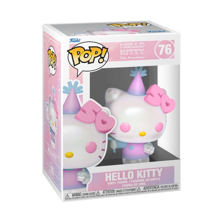 PRESALE | Funko POP! Sanrio: Hello Kitty 50th Anniversary - Hello Kitty with Balloon #76 Vinyl Figures