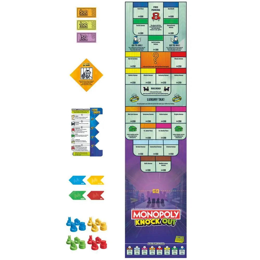 Monopoly Knockout Family Party Game (Hasbro)