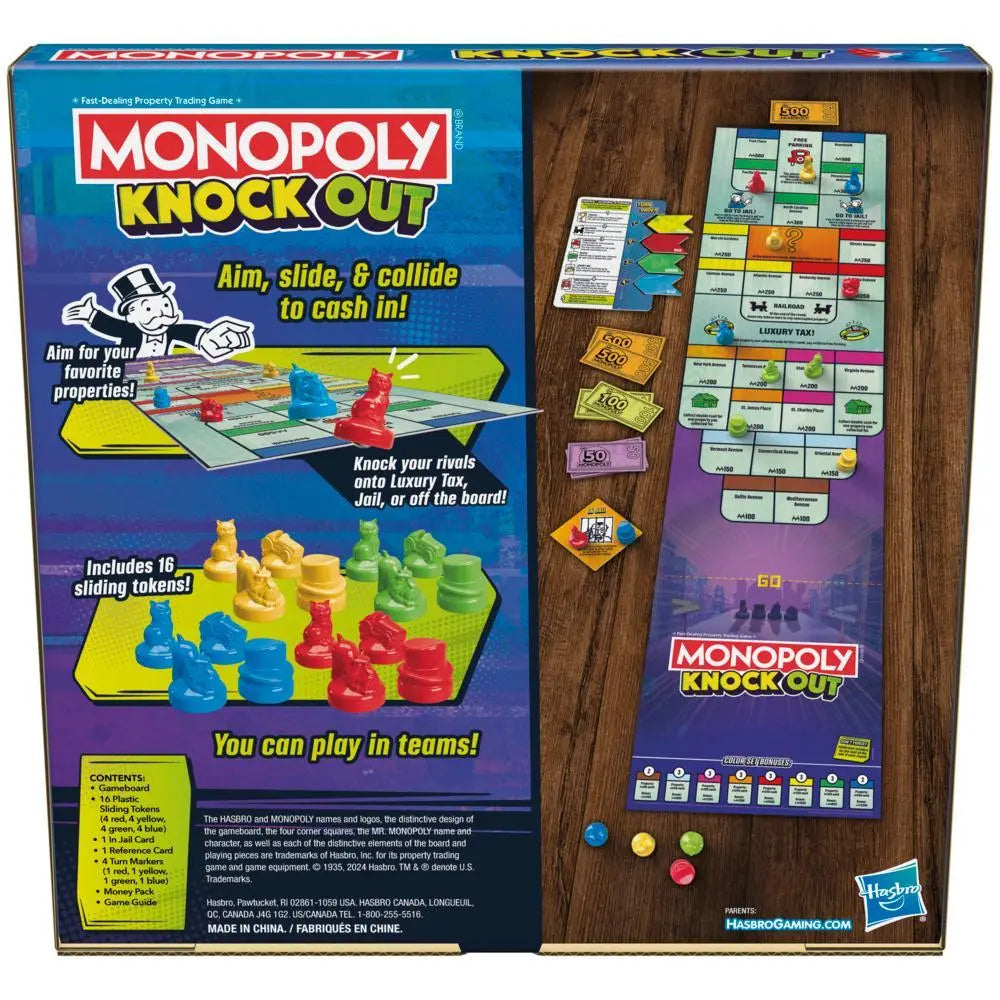 Monopoly Knockout Family Party Game (Hasbro)