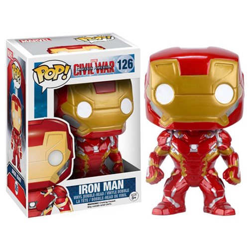 PRESALE | Funko POP! Marvel : Captain America : Civil War - Iron Man #126 Vinyl Figures