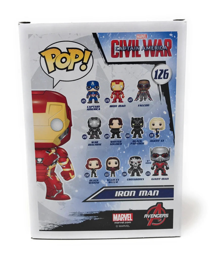 PRESALE | Funko POP! Marvel : Captain America : Civil War - Iron Man #126 Vinyl Figures