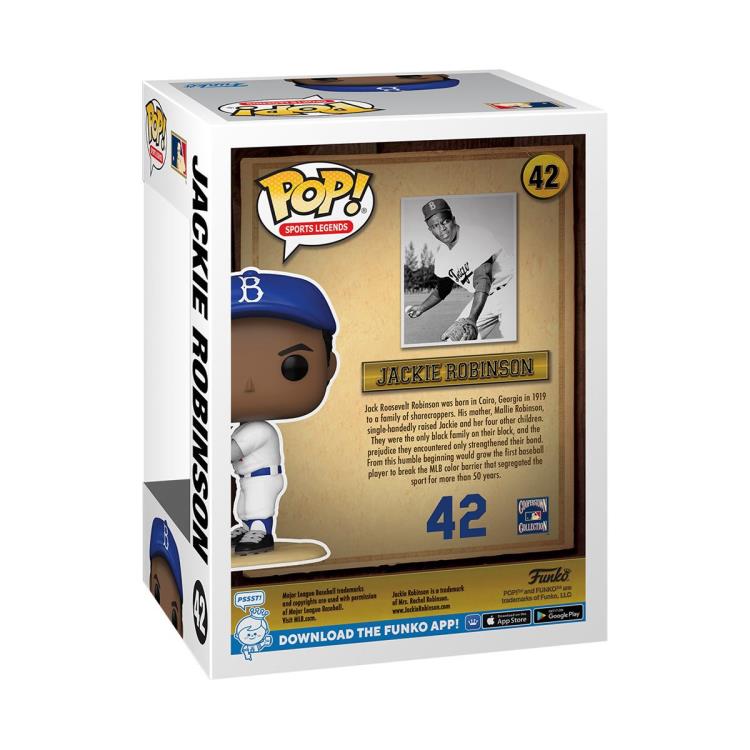 PRESALE | Funko POP! MLB: Legends Jackie Robinson #42 Vinyl Figures