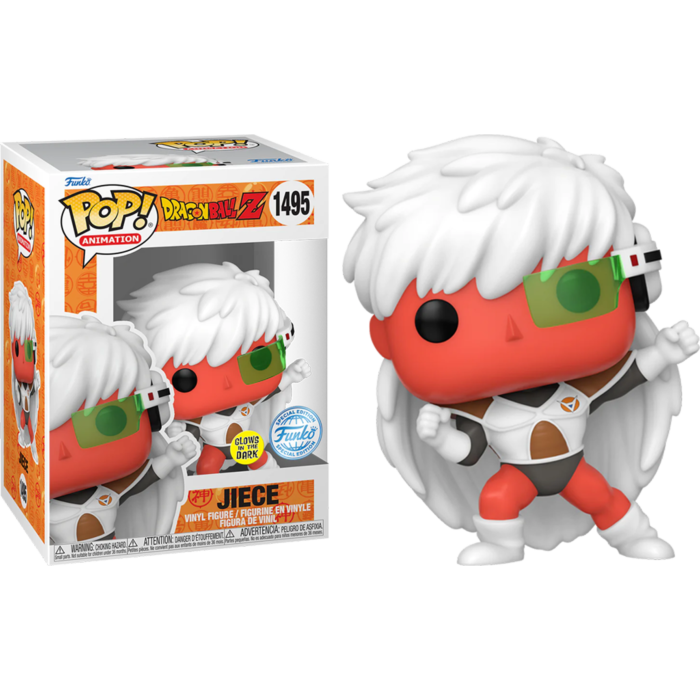 PRESALE | Funko POP! Animation: Dragon Ball Z - Jeice Glow-in-the-Dark #1495 Entertainment Earth Exclusive Vinyl Figures