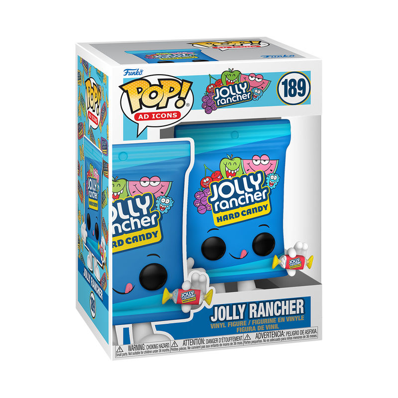 PRESALE | Funko POP! Plush: Jolly Rancher - Blue Raspberry #189 Entertainment Earth Exclusive Vinyl Figures