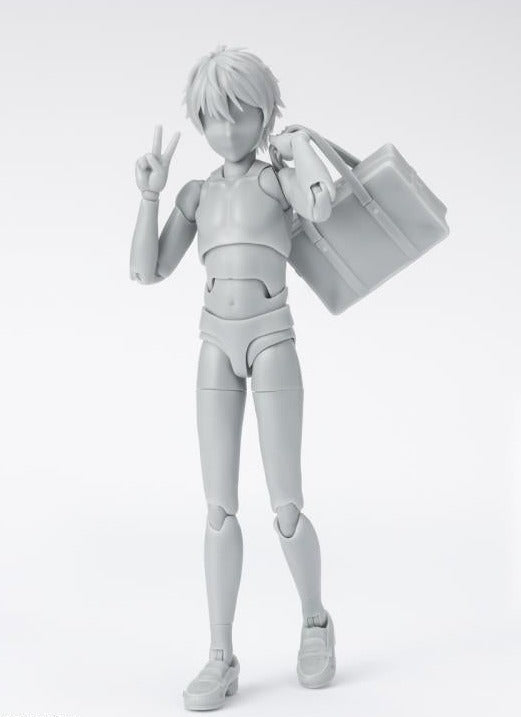 PRESALE | S.H.Figuarts - Body-kun - School Life Edition DX Set Gray Color Version (Bandai)