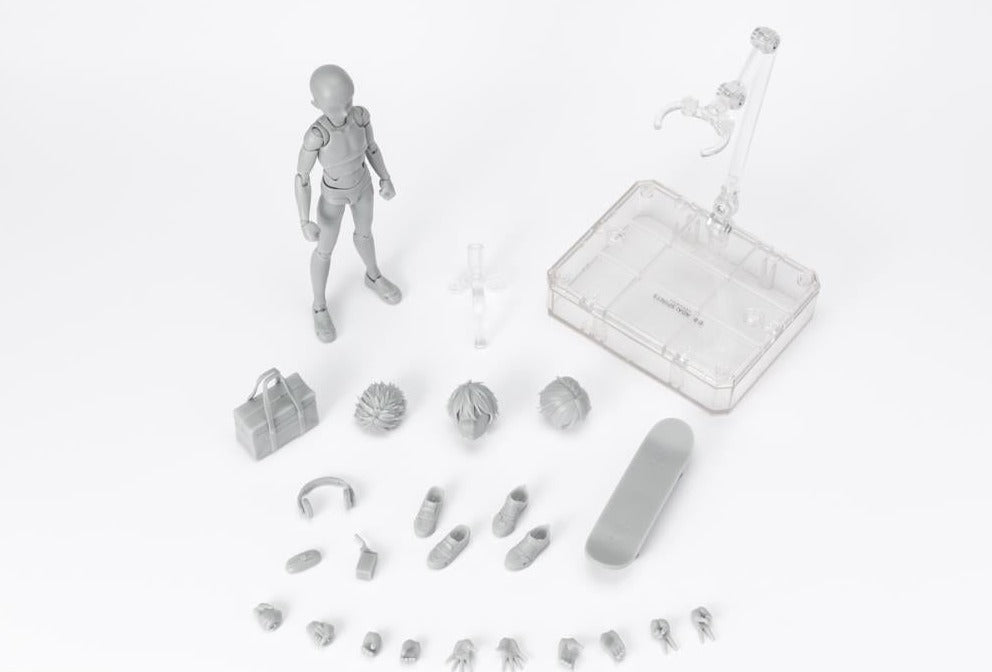 PRESALE | S.H.Figuarts - Body-kun - School Life Edition DX Set Gray Color Version (Bandai)