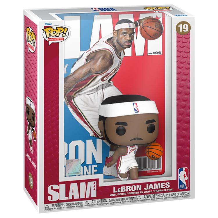 PRESALE | Funko POP! NBA Cover: SLAM - LeBron James #19 with case Vinyl Figures