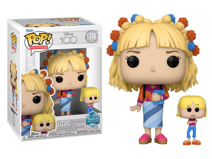 PRESALE | Funko POP! & Buddy: Lizzie McGuire - Lizzie w/ Monologue Lizzie #1346 Vinyl Figures