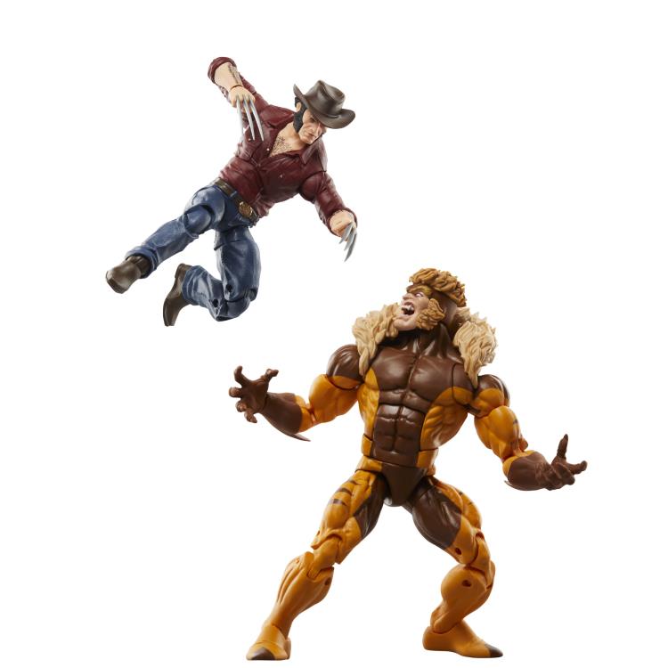 PRESALE | Wolverine 50th Anniversary Marvel Legends Logan and Sabretooth Two-Pack