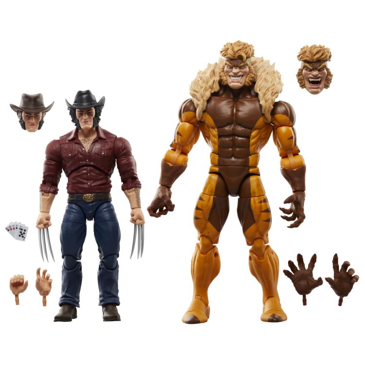 PRESALE | Wolverine 50th Anniversary Marvel Legends Logan and Sabretooth Two-Pack